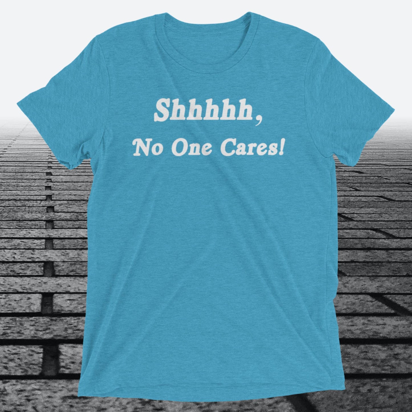 Shhhhh, No One Cares, Triblend T-shirt