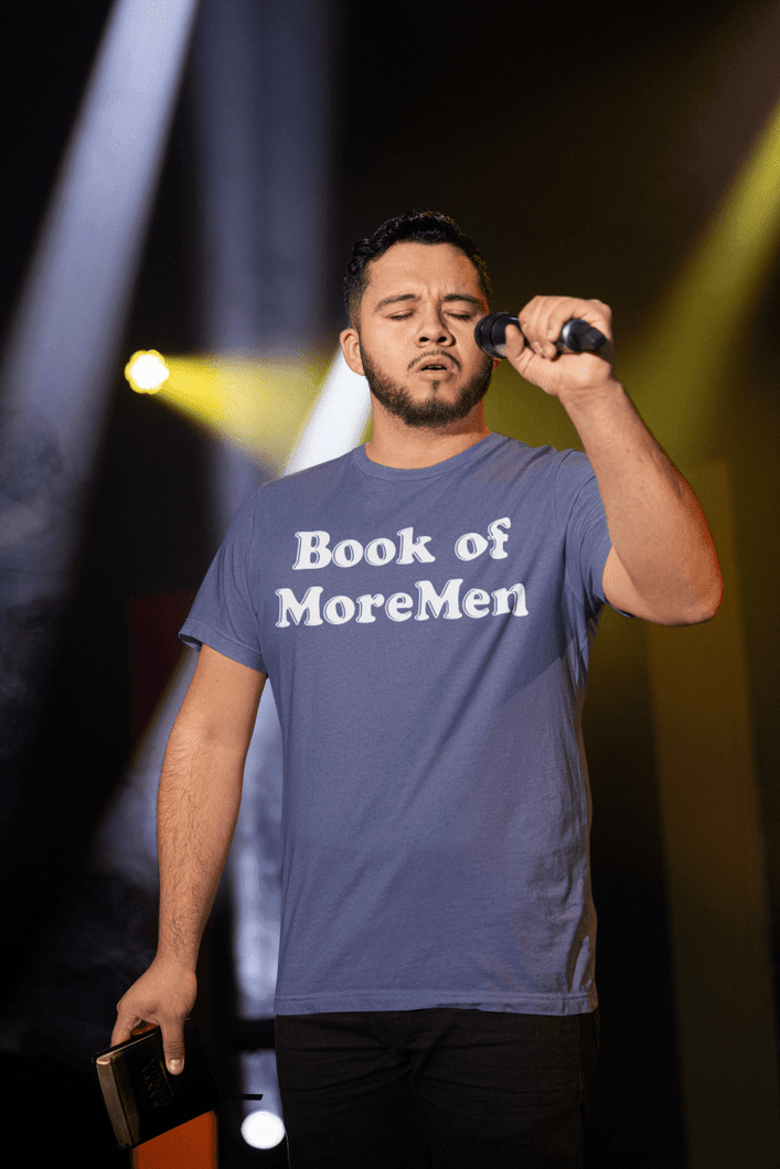 Introducing Our New “Book of MoreMen” Unisex Shirt: Faith, Humor, Pride, and a Whole Lot of Personality - JonesTees
