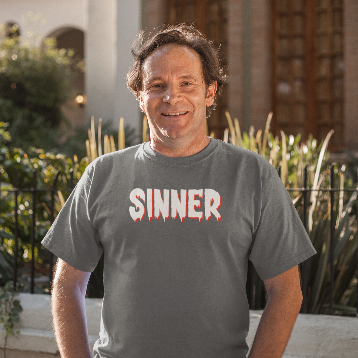 Sinner — Funny Cheeky Cotton T-Shirt | JonesTees