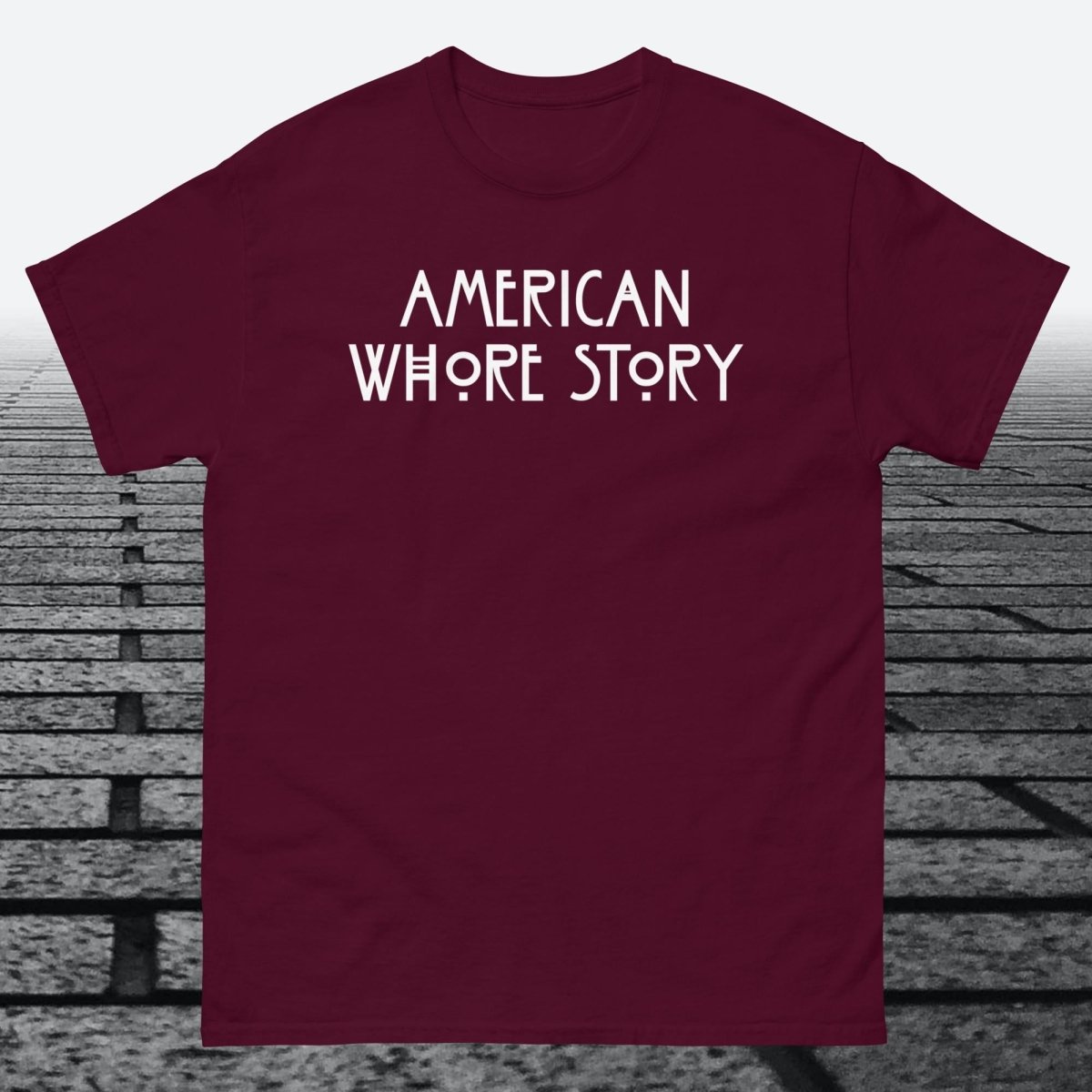 American Whore Story, Cotton T-shirt - JonesTees