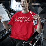 American Whore Story, Cotton T-shirt - JonesTees