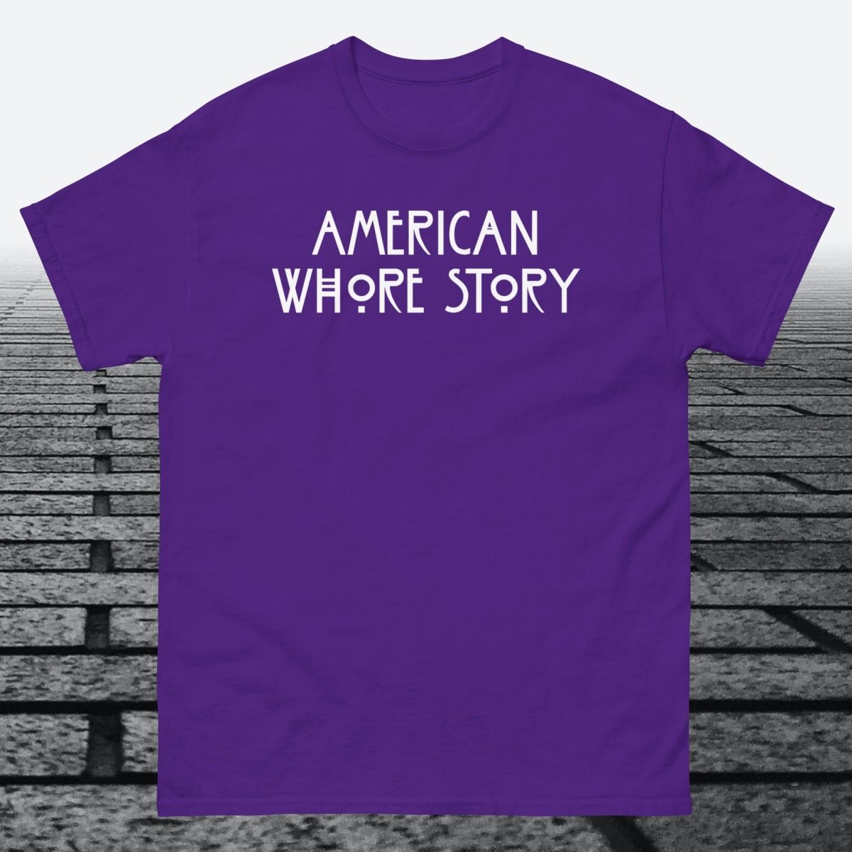 American Whore Story, Cotton T-shirt - JonesTees
