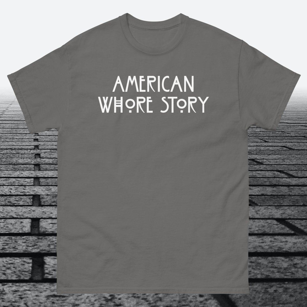 American Whore Story, Cotton T-shirt - JonesTees