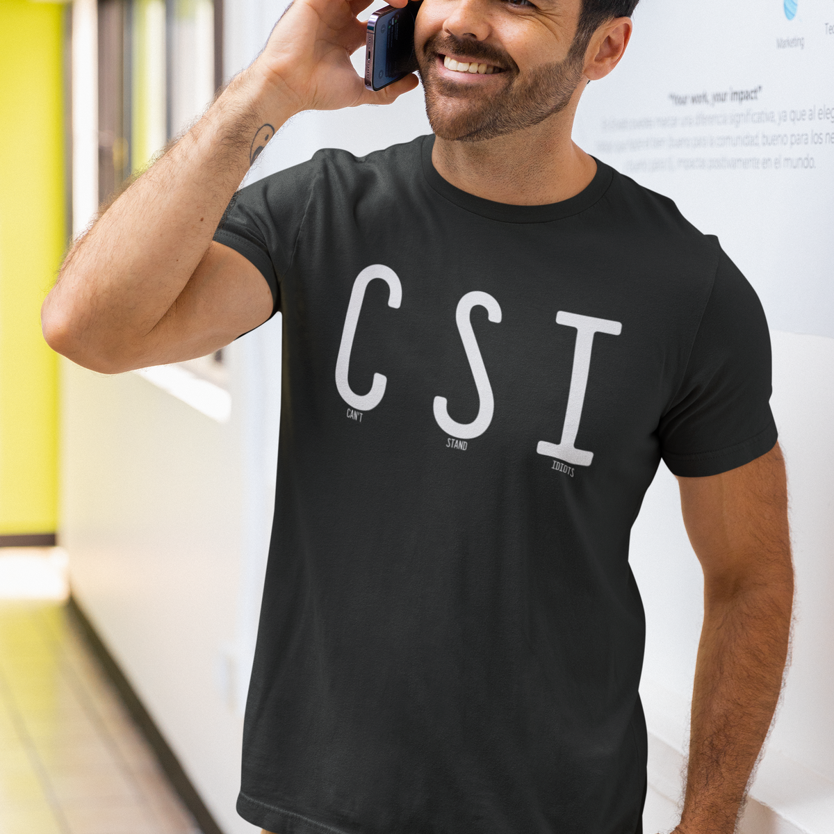 Can't Stand Idiots, Triblend T-shirt