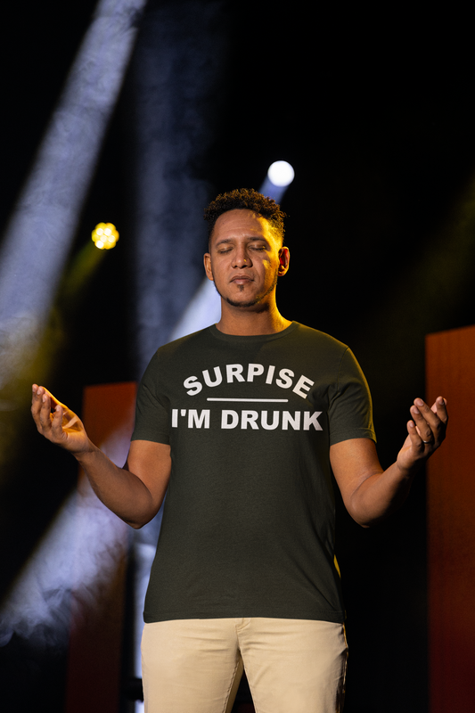 Surprise I'm Drunk, Triblend T-shirt