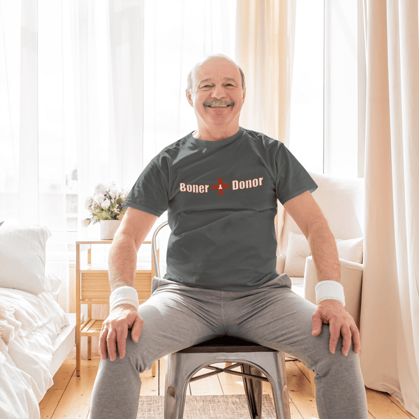 Boner Donor — Funny Cheeky Cotton T-Shirt | JonesTees - JonesTees
