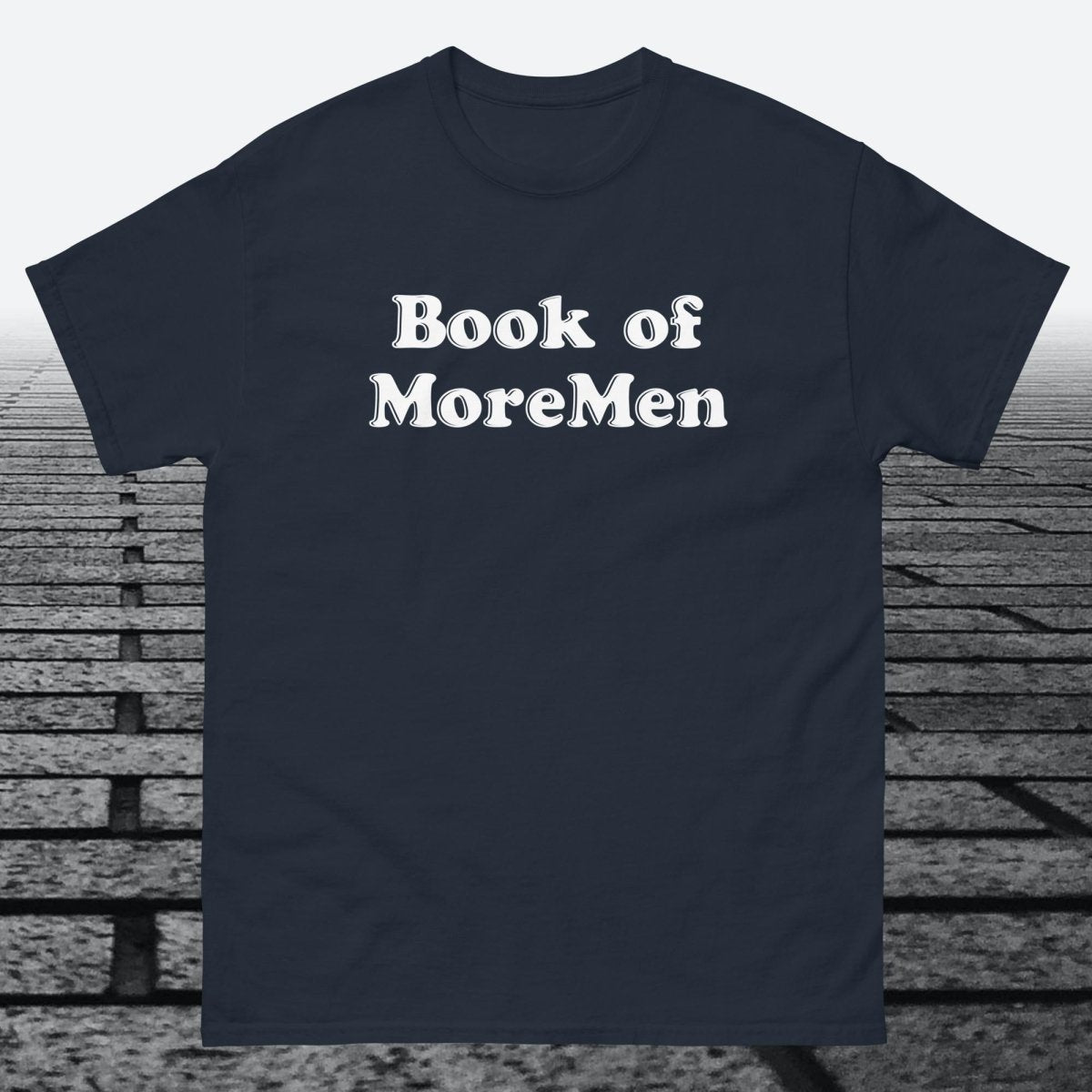 Book of MoreMen, Cotton T-shirt - JonesTees