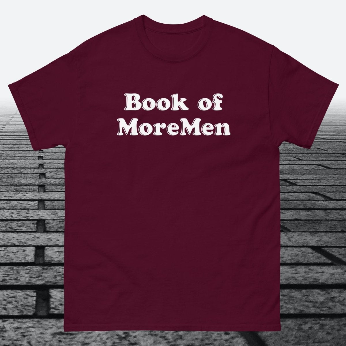 Book of MoreMen, Cotton T-shirt - JonesTees