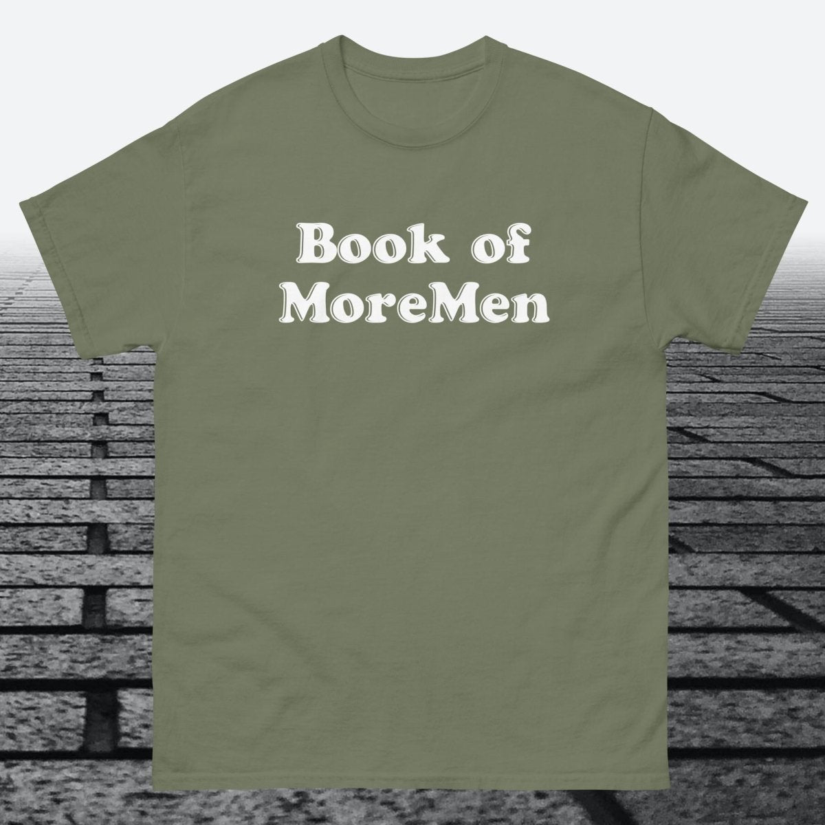 Book of MoreMen, Cotton T-shirt - JonesTees