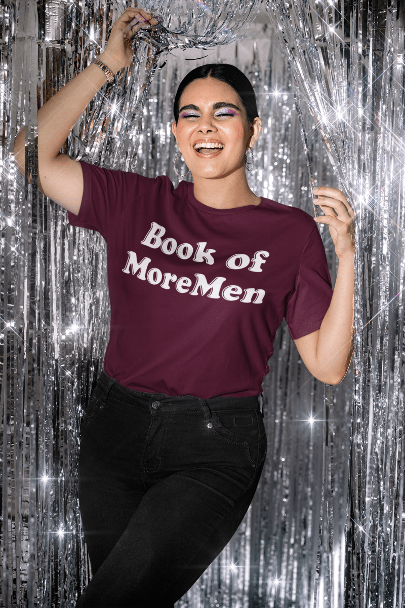 Book of MoreMen, Cotton T-shirt - JonesTees