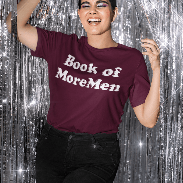 Book of MoreMen, Cotton T-shirt - JonesTees
