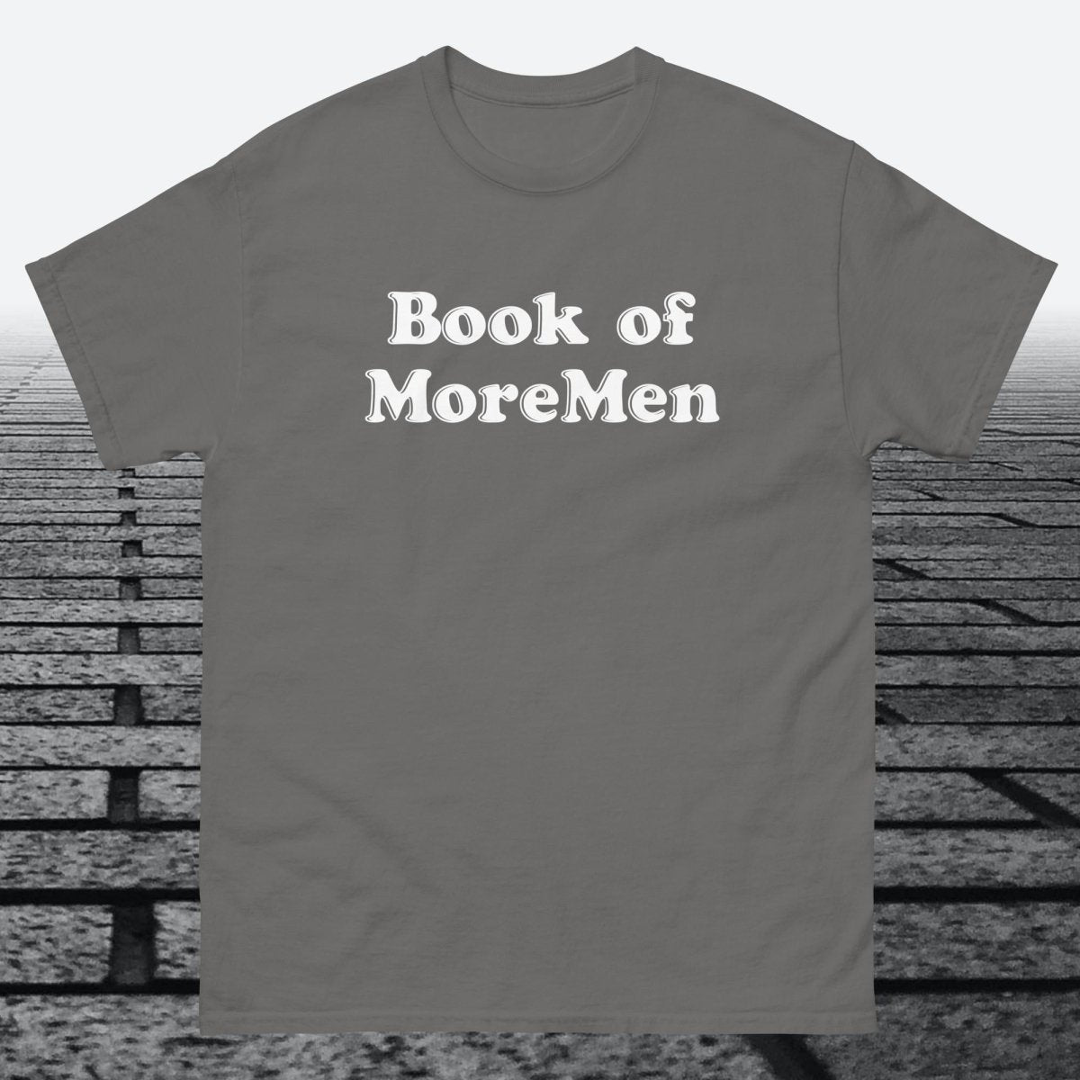 Book of MoreMen, Cotton T-shirt - JonesTees
