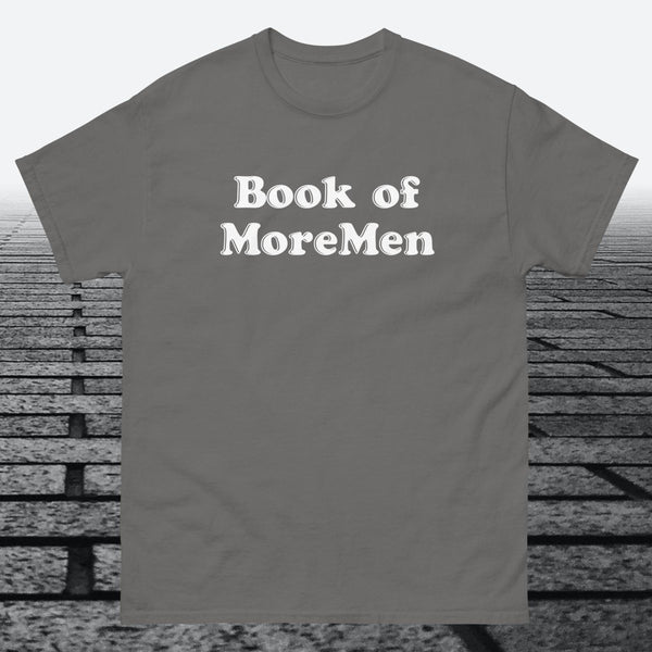 Book of MoreMen, Cotton T-shirt - JonesTees