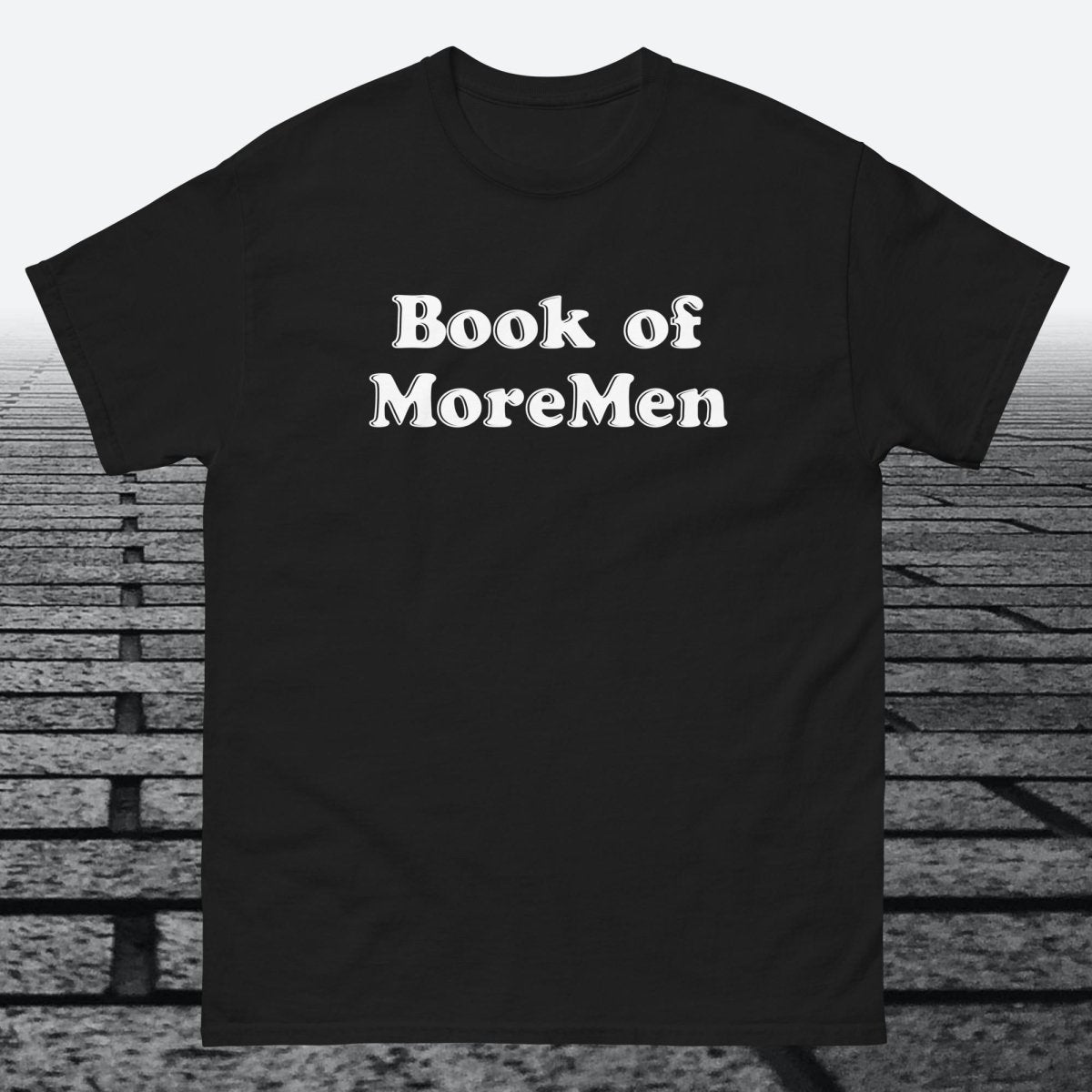 Book of MoreMen, Cotton T-shirt - JonesTees