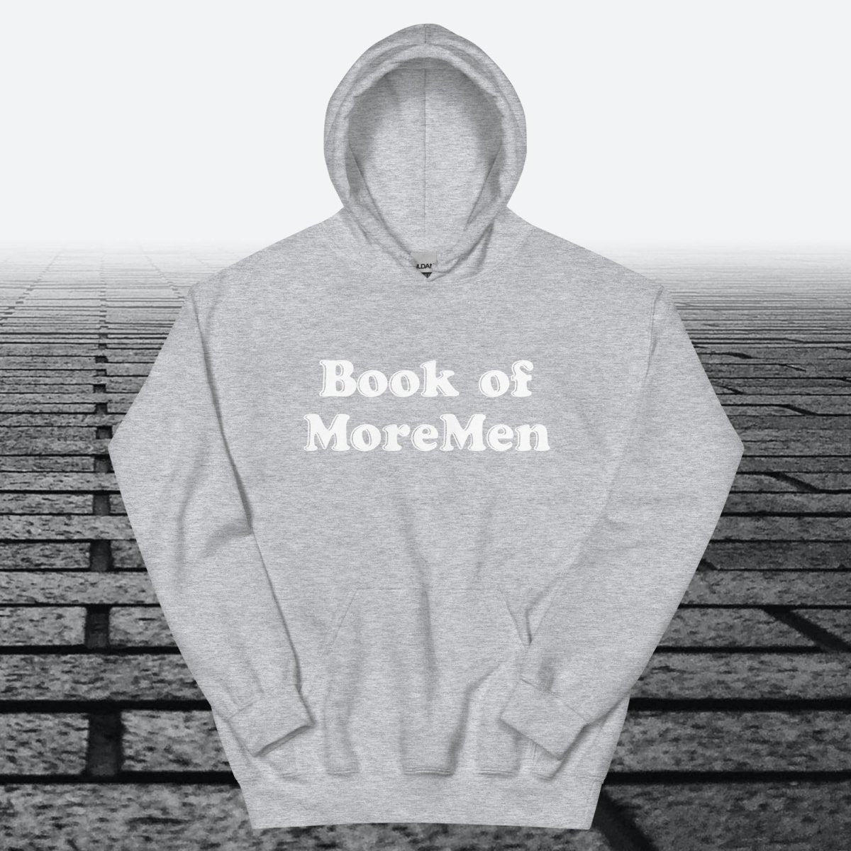 Book of MoreMen, Hoodie Sweatshirt - JonesTees