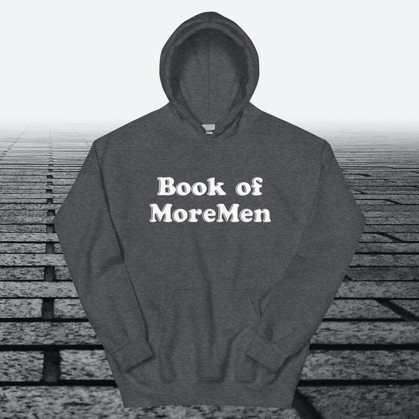 Book of MoreMen, Hoodie Sweatshirt - JonesTees