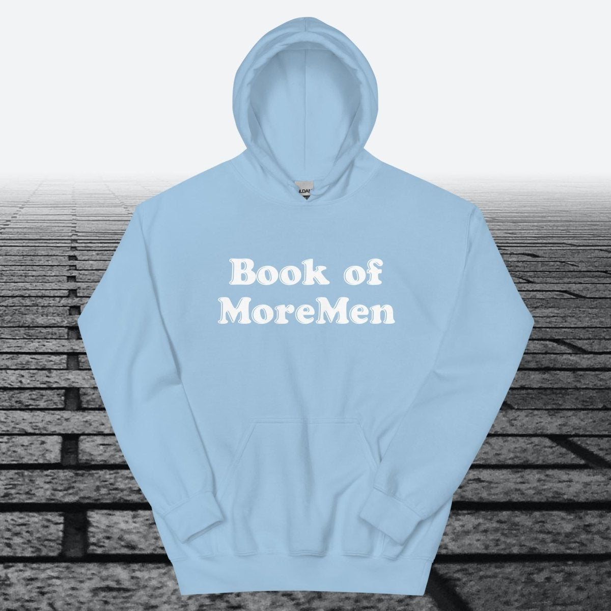 Book of MoreMen, Hoodie Sweatshirt - JonesTees