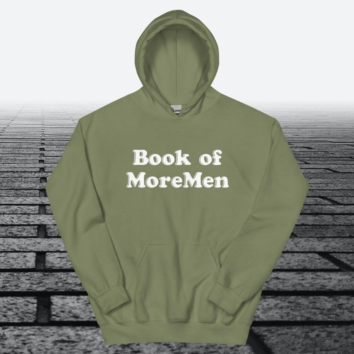 Book of MoreMen, Hoodie Sweatshirt - JonesTees