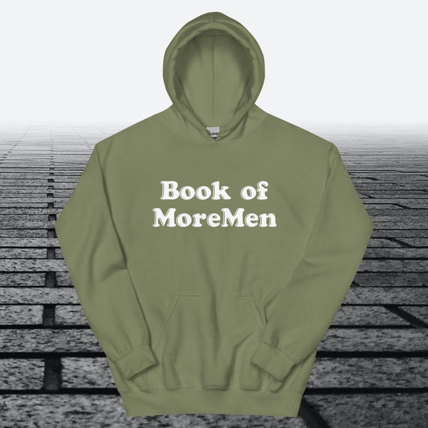 Book of MoreMen, Hoodie Sweatshirt - JonesTees