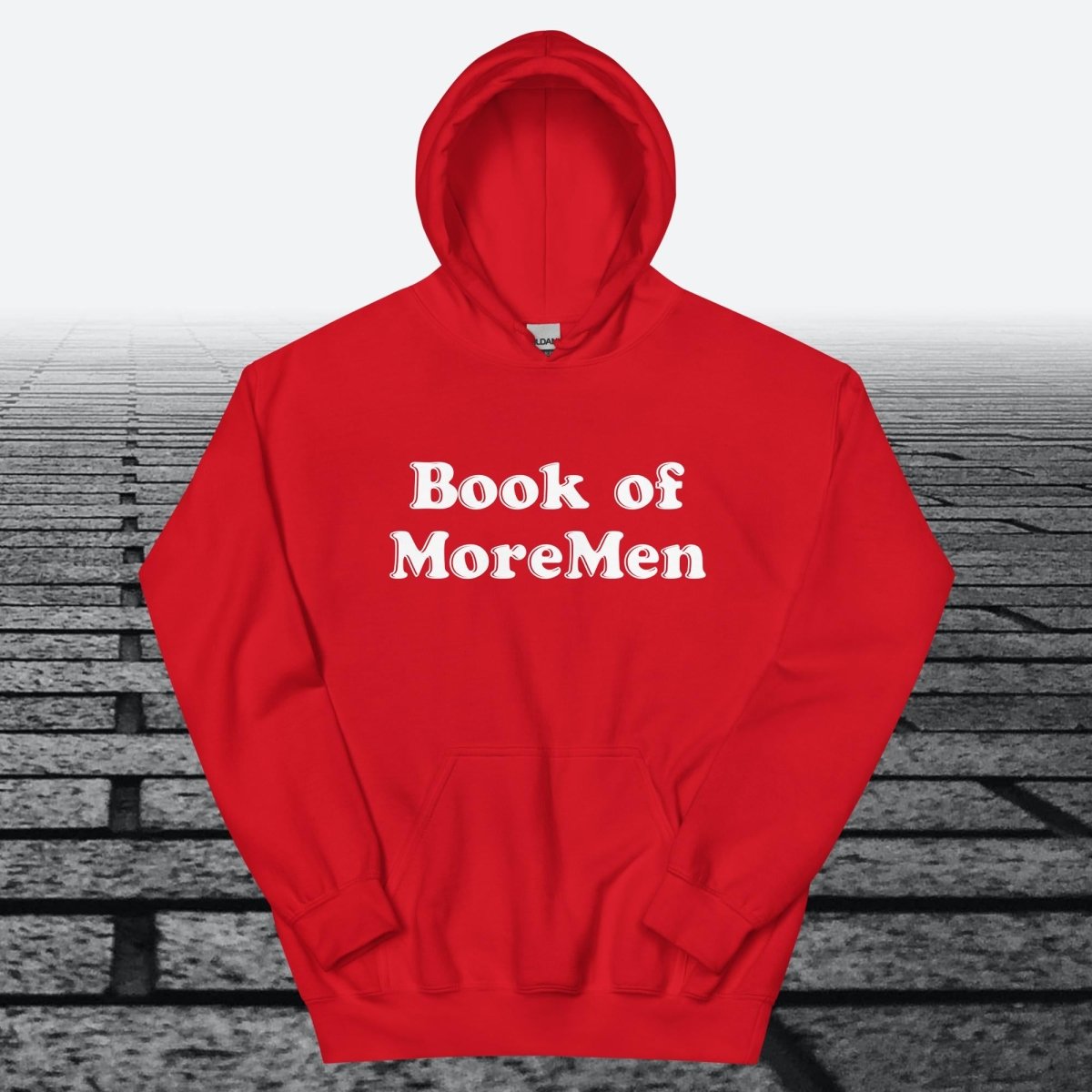 Book of MoreMen, Hoodie Sweatshirt - JonesTees