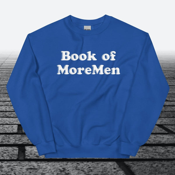 Book of MoreMen, Sweatshirt - JonesTees