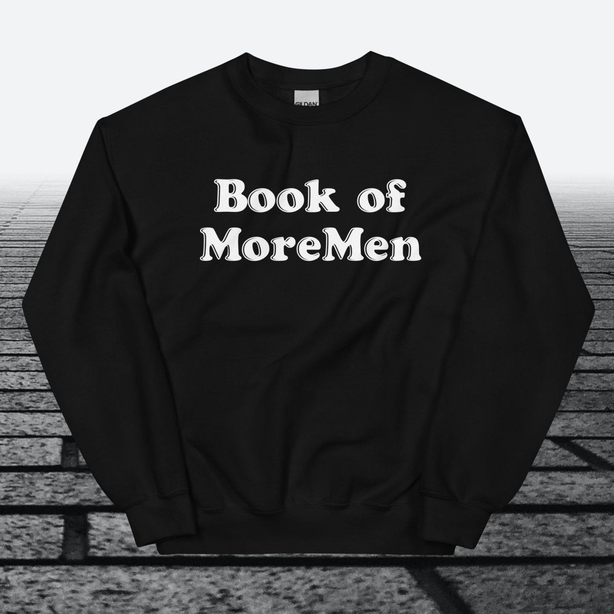 Book of MoreMen, Sweatshirt - JonesTees
