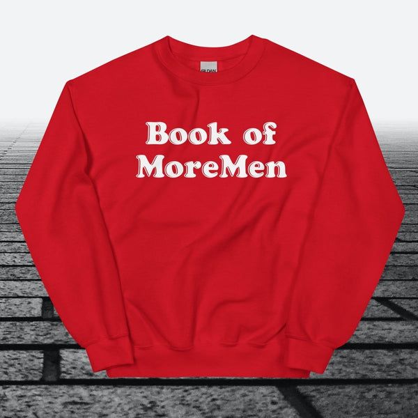 Book of MoreMen, Sweatshirt - JonesTees