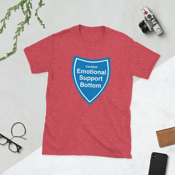 Certified Emotional Support Bottom — Funny Cotton T-Shirt | JonesTees - JonesTees
