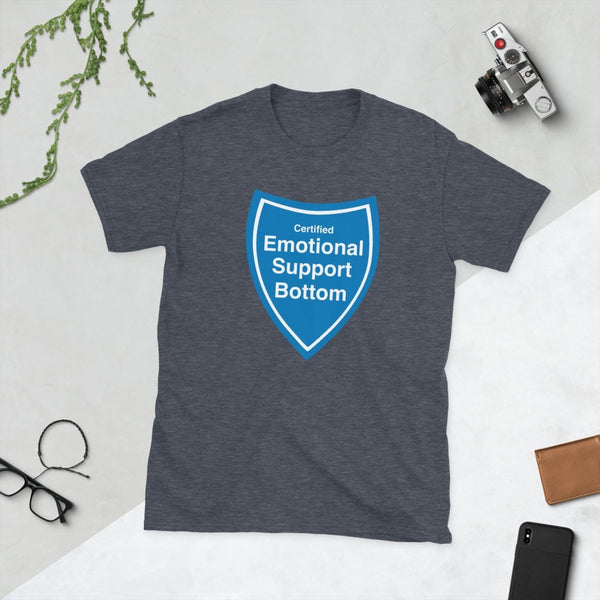 Certified Emotional Support Bottom — Funny Cotton T-Shirt | JonesTees - JonesTees