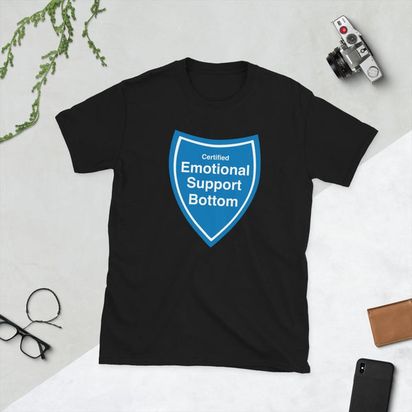 Certified Emotional Support Bottom — Funny Cotton T-Shirt | JonesTees - JonesTees