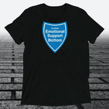 Certified Emotional Support Bottom — Funny Triblend T-Shirt | JonesTees - JonesTees
