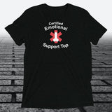 Certified Emotional Support Top — Funny Triblend T-Shirt | JonesTees - JonesTees