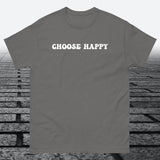 Choose Happy, Cotton T-shirt - JonesTees