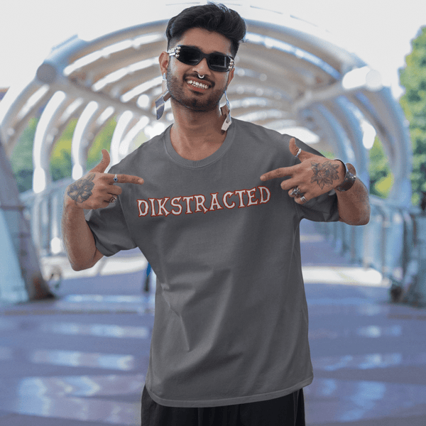 Dikstracted, Cotton T-shirt - JonesTees