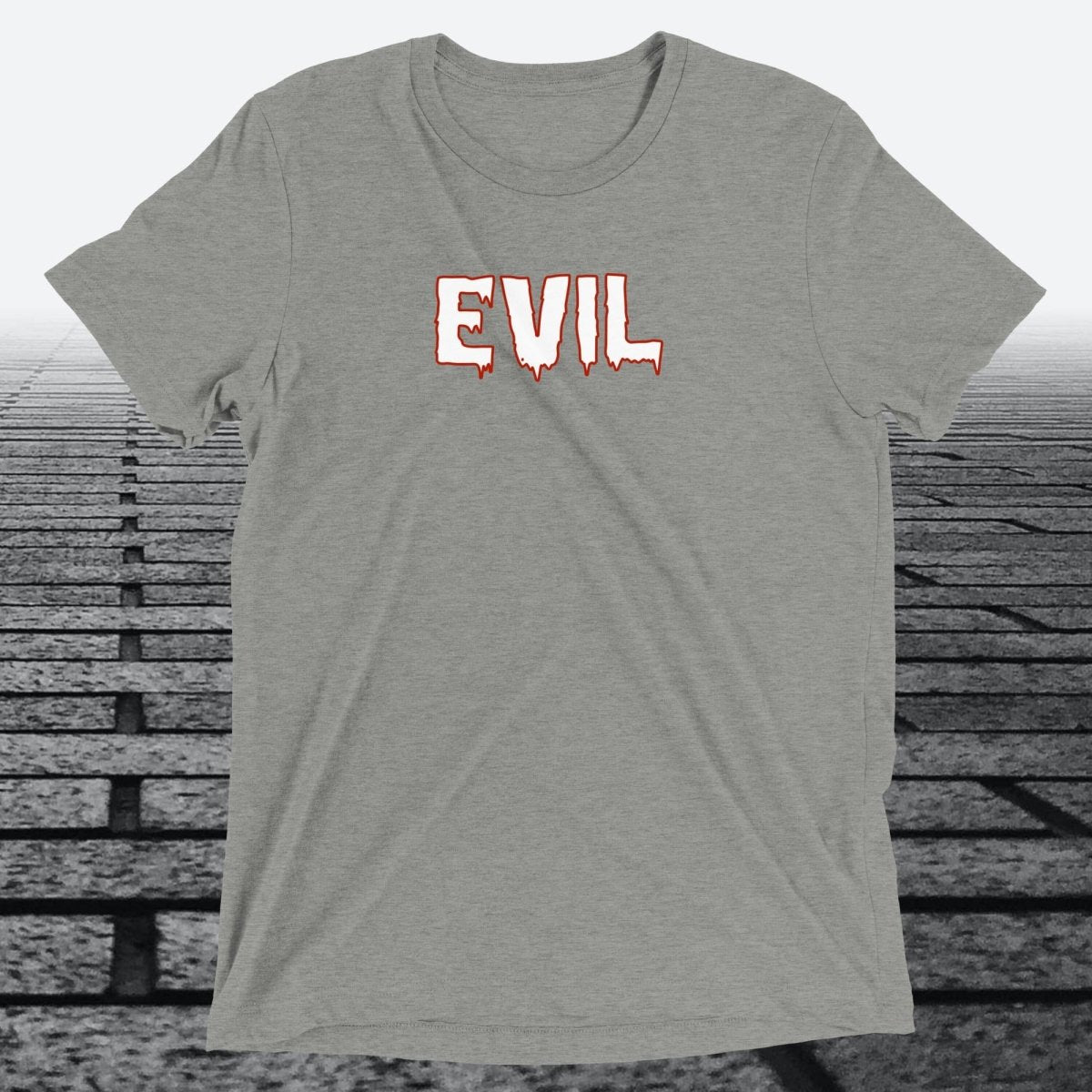 Evil — Funny Cheeky Triblend T-Shirt | JonesTees - JonesTees