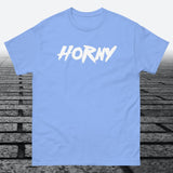 Horny, Cotton T-shirt - JonesTees