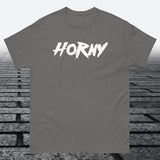 Horny, Cotton T-shirt - JonesTees
