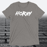 Horny, Triblend T-shirt - JonesTees