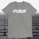 Horny, Triblend T-shirt - JonesTees