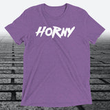 Horny, Triblend T-shirt - JonesTees