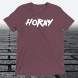 Horny, Triblend T-shirt - JonesTees