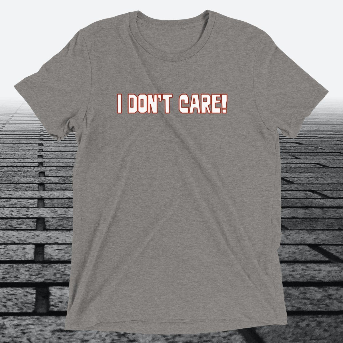 I Don't Care — Funny Sarcastic Triblend T-Shirt | JonesTees - JonesTees