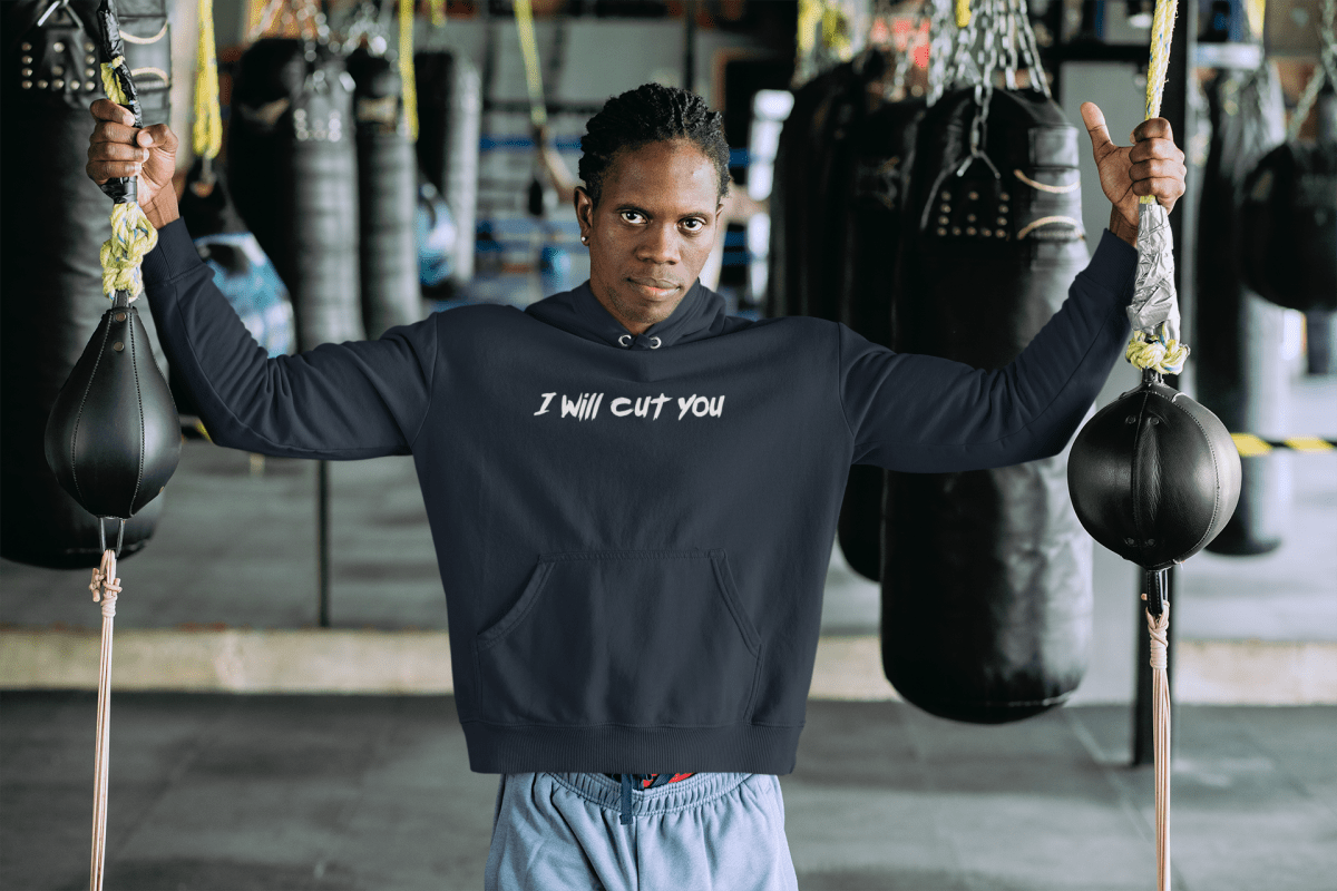 I will Cut You, Hoodie Sweatshirt - JonesTees