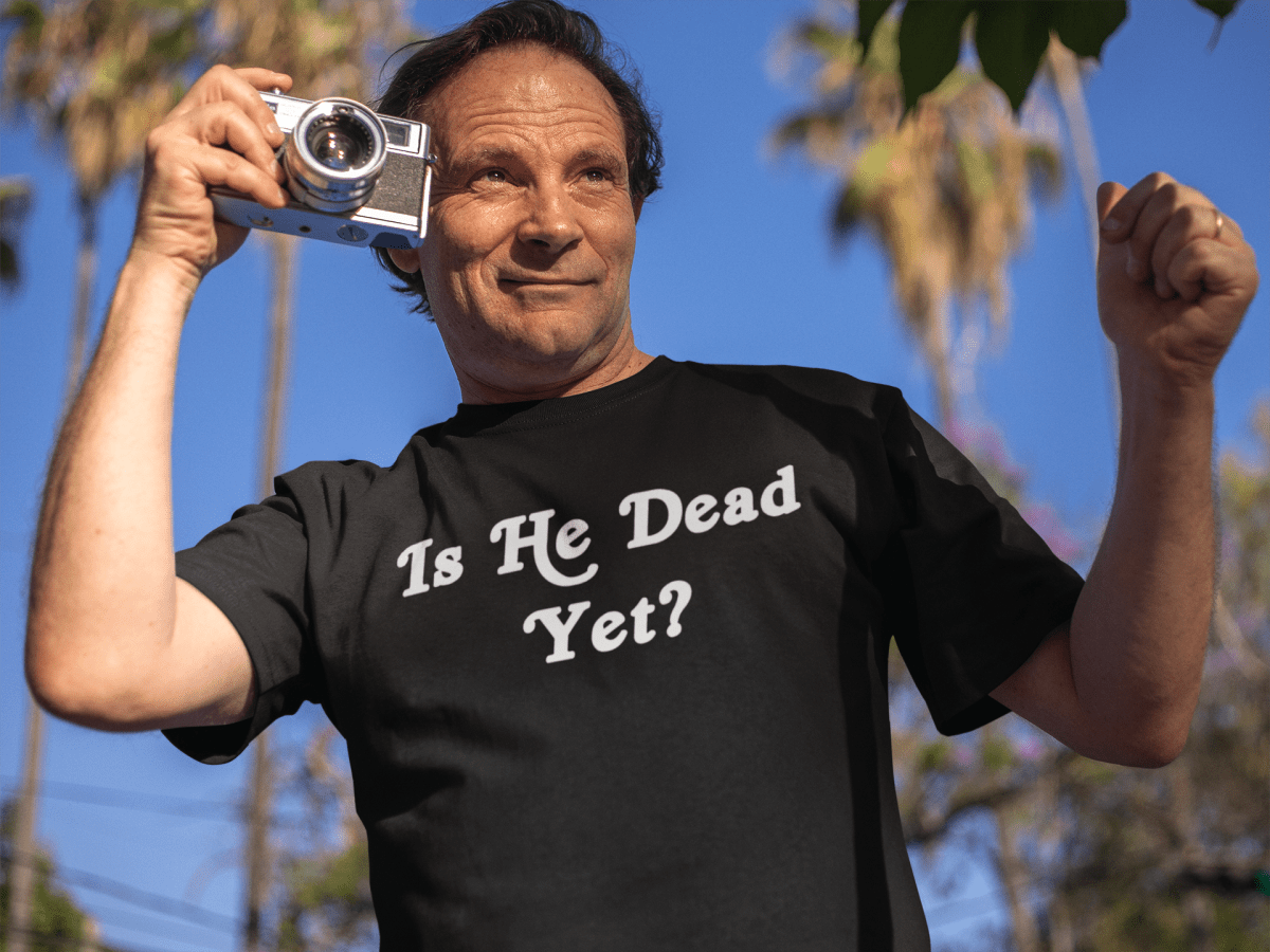 Is He Dead Yet, Triblend T-shirt - JonesTees