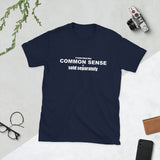 It Seems These Days Common Sense Is Sold Separately — Funny Cotton T-Shirt | JonesTees - JonesTees