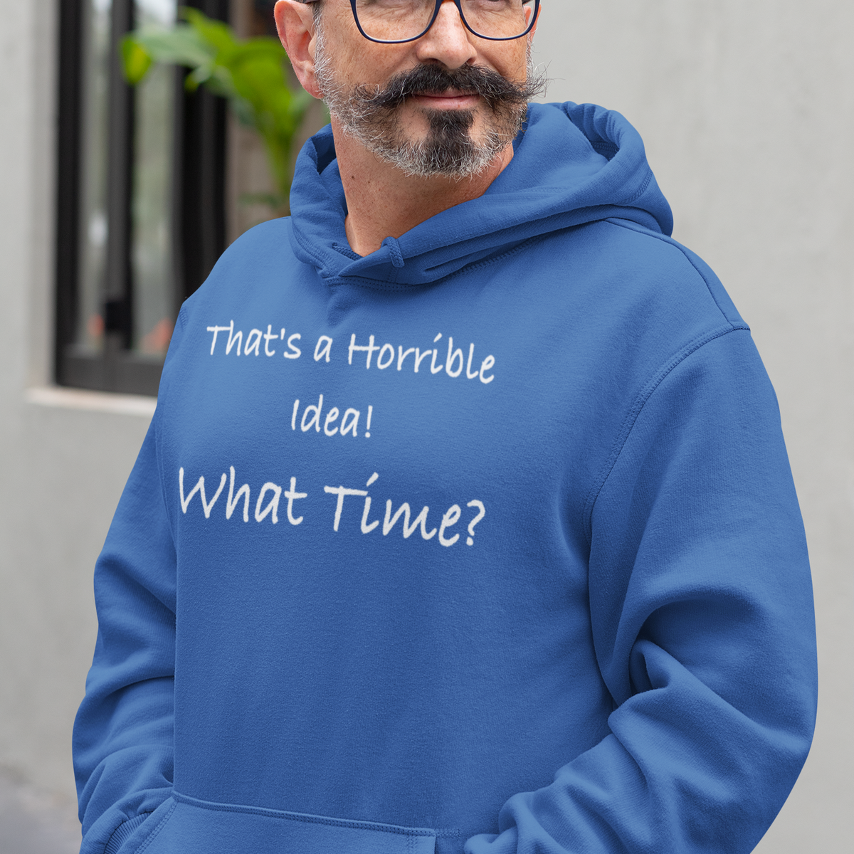 That's a Horrible Idea! What Time?, Hoodie Sweatshirt
