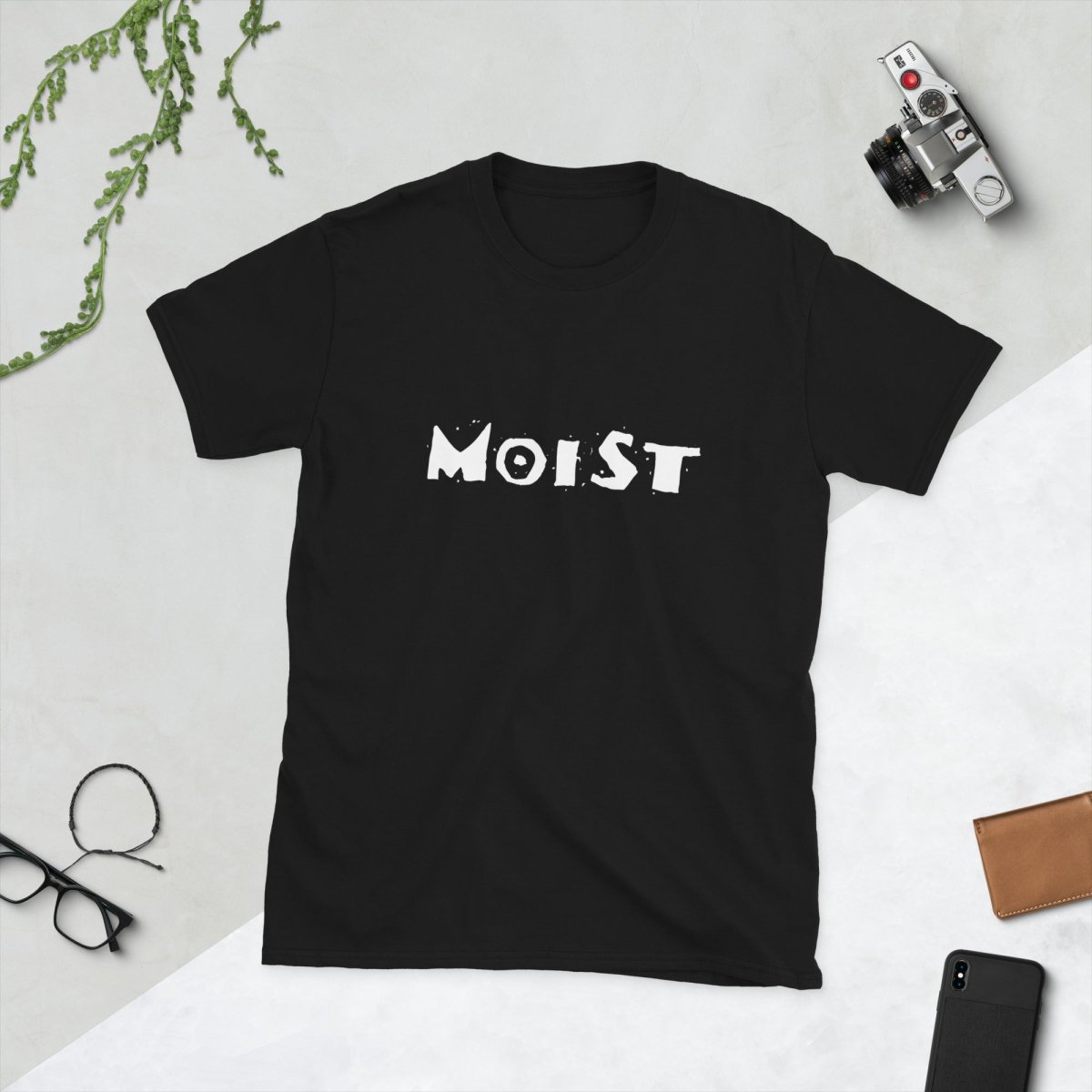 Moist, Cotton Unisex T-shirt - JonesTees
