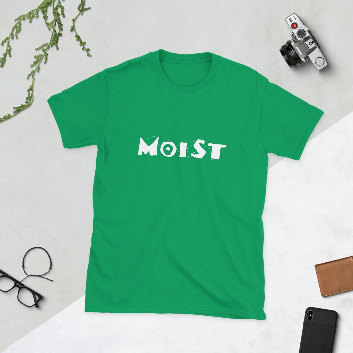 Moist, Cotton Unisex T-shirt - JonesTees