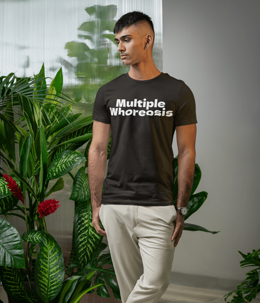 Multiple Whoreosis, Cotton T-shirt - JonesTees