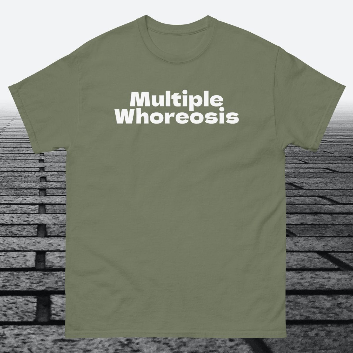 Multiple Whoreosis, Cotton T-shirt - JonesTees